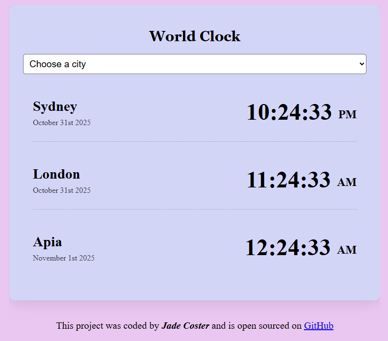 world clock pic